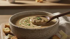 Houbová krémová polévka: snadný recept na sametově jemný pokrm plný chuti