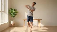 Jedním z cviků pro ranní vitalitu je jemná rotace kloubů.