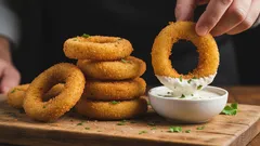 Nejlepší domácí cibulové kroužky: jednoduchý návod na křupavou pochoutku