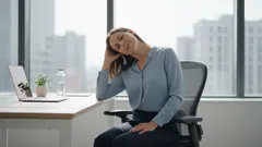 5 jednoduchých cviků na krk: zbavte se napětí a bolesti v krční oblasti (vsedě na židli)